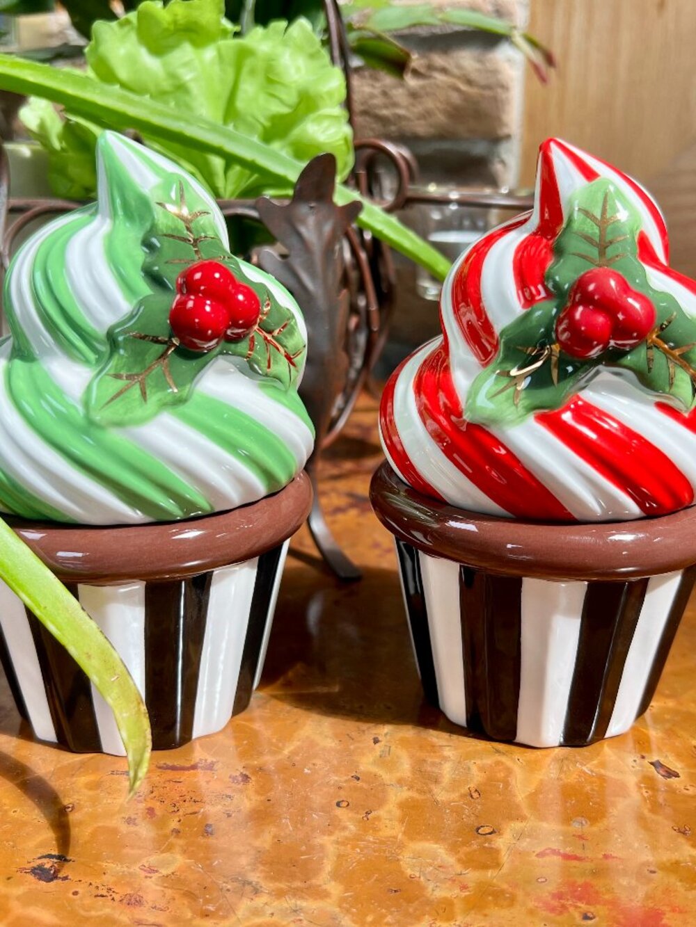 MacKenzie-Childs Ceramic Cupcake Containers/Boxes